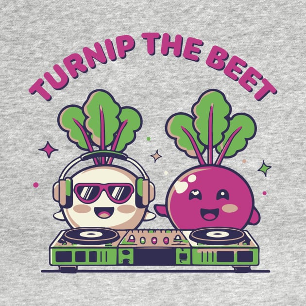 Funny Turnip The Beet Vegetable Farmers Market Local Farm Food T-Shirt by Tons-O-Puns